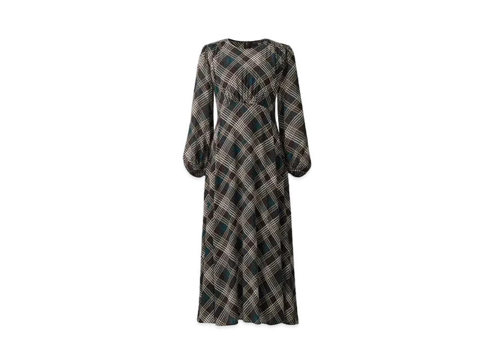 Uniqlo C Women'S Flared Dress #1 "Dark Brown"