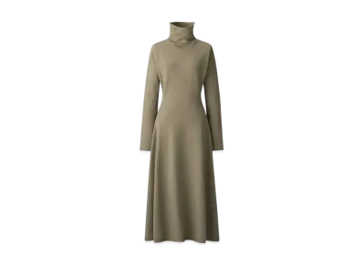 Uniqlo C Women'S Smooth Souffle Flare Dress "Beige"