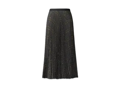 Uniqlo C Women'S Pleated Long Skirt / Short Length #1 "Gray"
