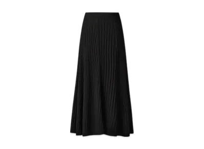 Uniqlo C Women'S Merino Blend Skirt "Black"