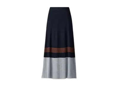 Uniqlo C Women'S Merino Blend Skirt #1 "Navy"
