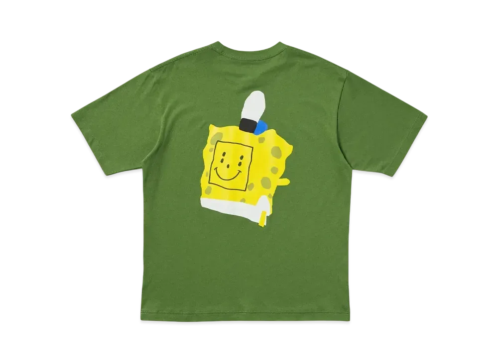 Uniqlo UT x Cactus Plant Flea Market x Sponge Bob Oversized T-shirt "Olive"