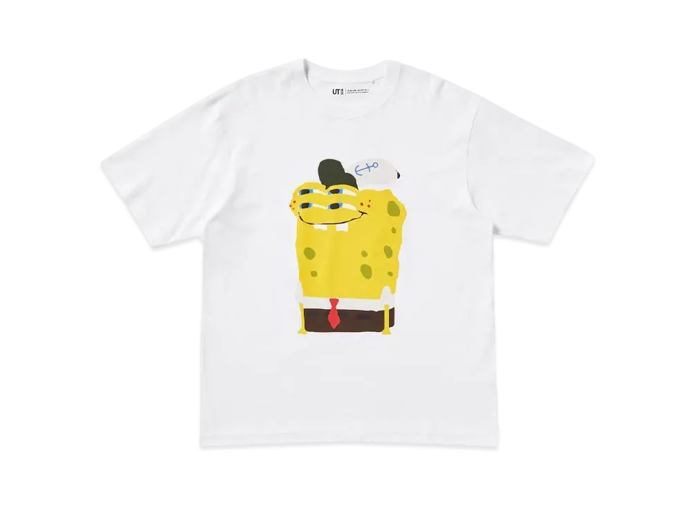 Uniqlo UT x Cactus Plant Flea Market x Sponge Bob Oversized T-shirt "White"