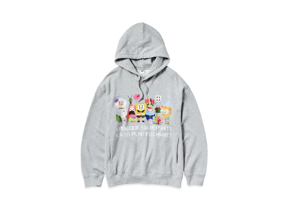 Uniqlo UT x Cactus Plant Flea Market x Sponge Bob Sweat Parka "Gray"