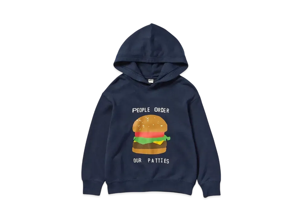 Uniqlo UT x Cactus Plant Flea Market x Sponge Bob Kids Sweat Parka "Navy"