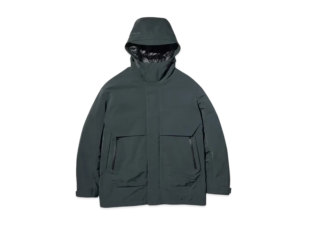 Uniqlo x Jil Sander Hybrid Down Oversize Parka "Dark Green"
