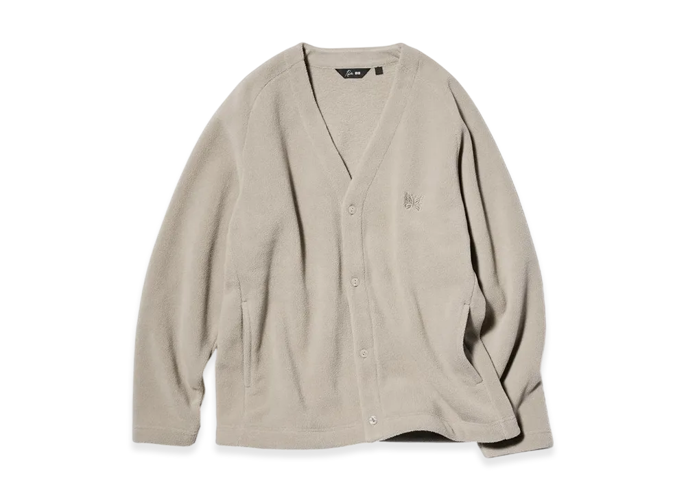 Uniqlo x NEEDLES Fleece Oversize Cardigan "Beige"