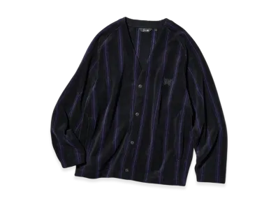 Uniqlo x NEEDLES Fleece Oversize Cardigan "Black/Purple"