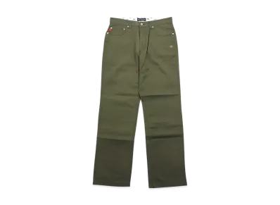 Stussy x Dickies Chanel Logo Embroidery Chino Pants "Khaki"