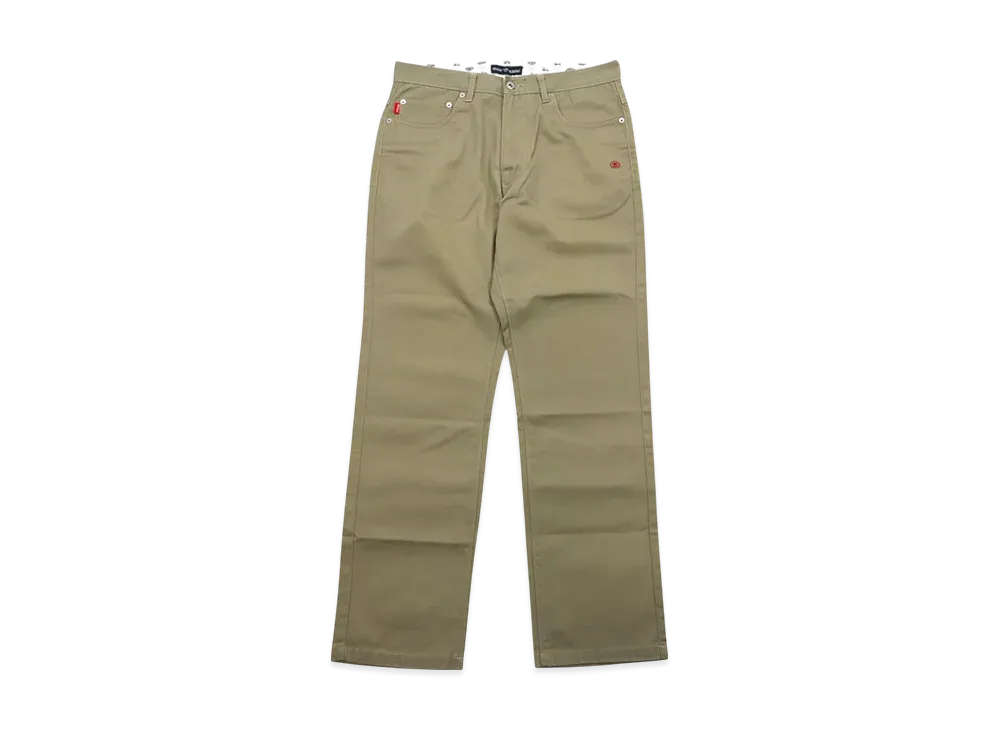 Stussy x Dickies Chanel Logo Embroidery Chino Pants "Beige"