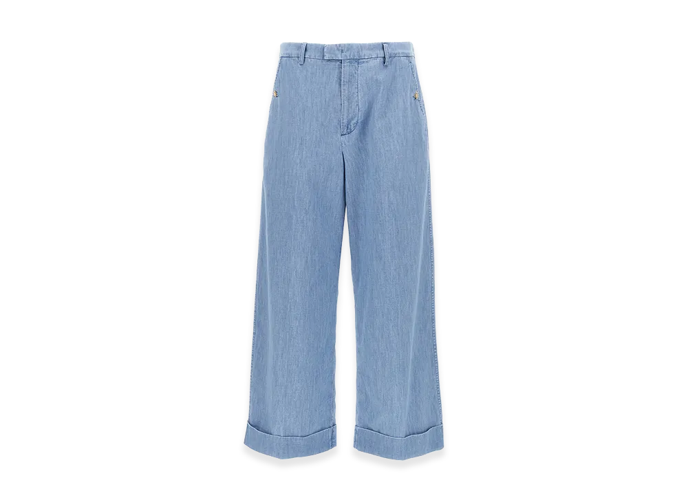 Valentino Garavani Turn-Up Jeans "Blue"