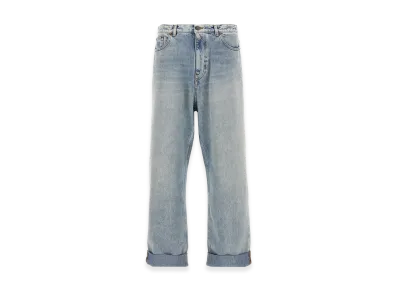 Valentino Garavani Turn-Up Jeans "Light Blue"