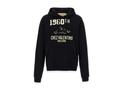 Valentino Printed Garavani Hoodie "Black"