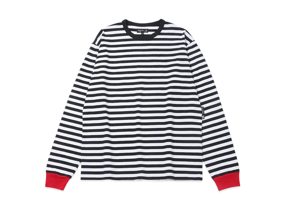 V.A. Fragment x agnes b. Border LS Tee "White/Back"