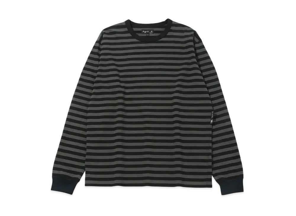 V.A. Fragment x agnes b. Border LS Tee "Black/Grey"