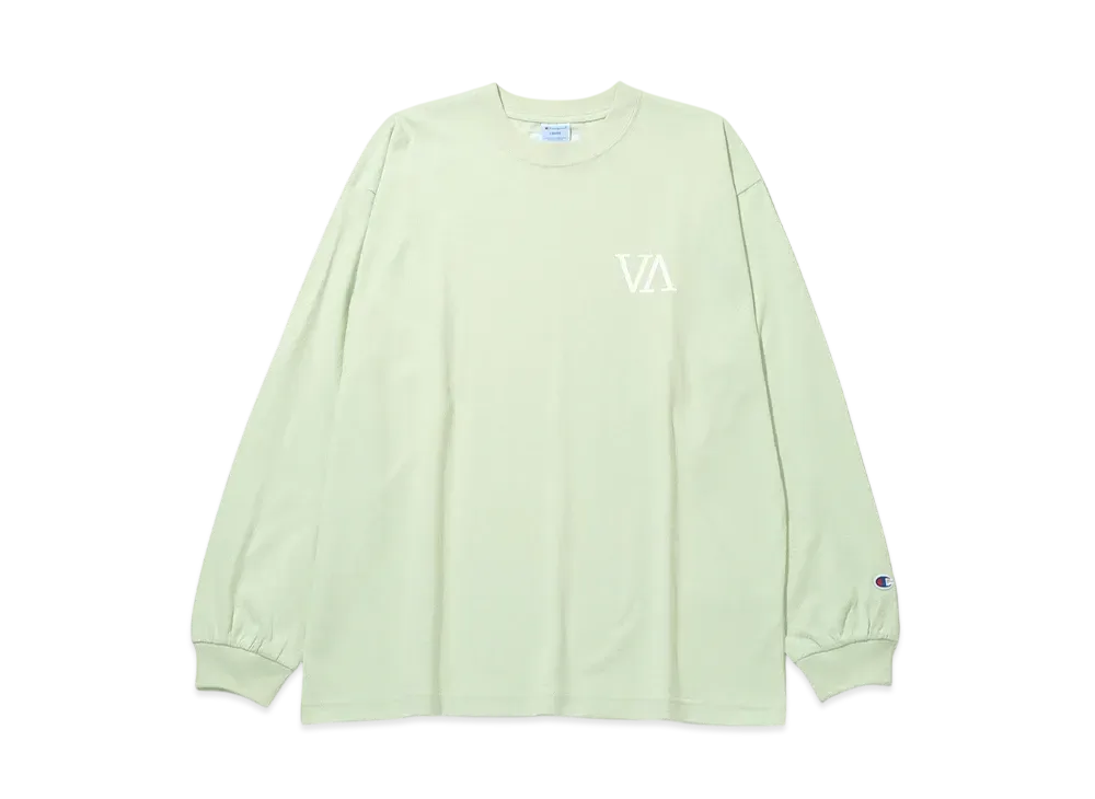 V.A. x Champion LS Tee #1 "Light Green"