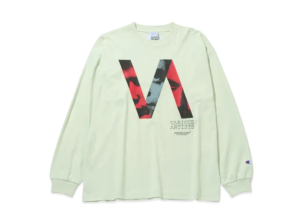 V.A. x Champion LS Tee #3 "Light Green"
