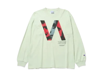 V.A. x Champion LS Tee #3 "Light Green"