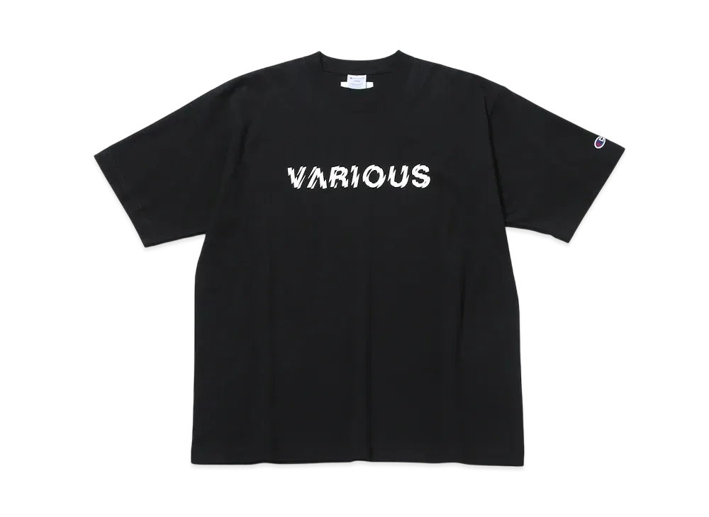 V.A. x Champion SS Tee #7 "Black"