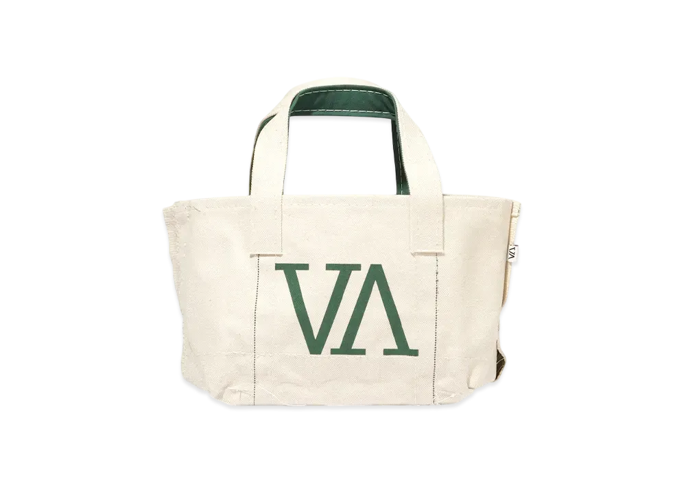 V.A. x L.L.Bean Tote Bag Mini "White/Green"