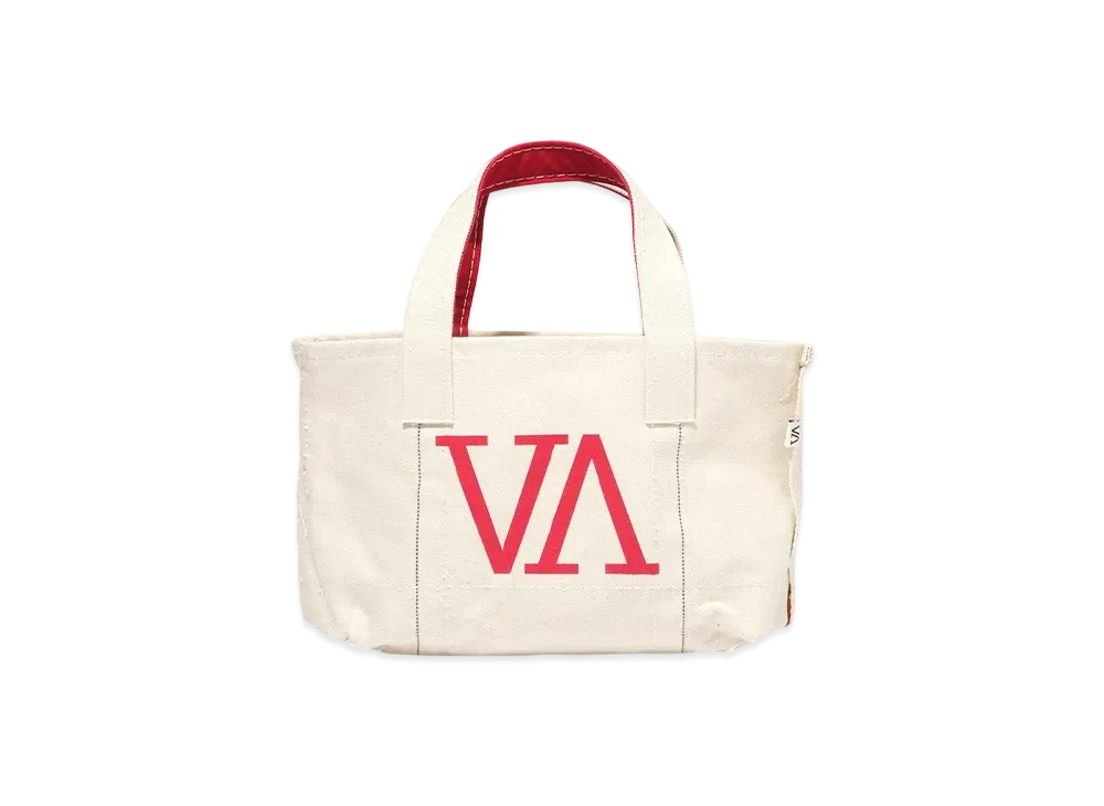 V.A. x L.L.Bean Tote Bag Mini "White/Red"