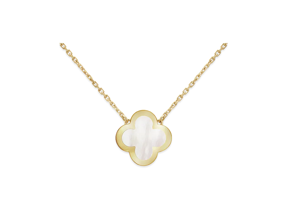 Van Cleef & Arpels Pure Alhambra pendant "18K Yellow gold/Mother-of-pearl"