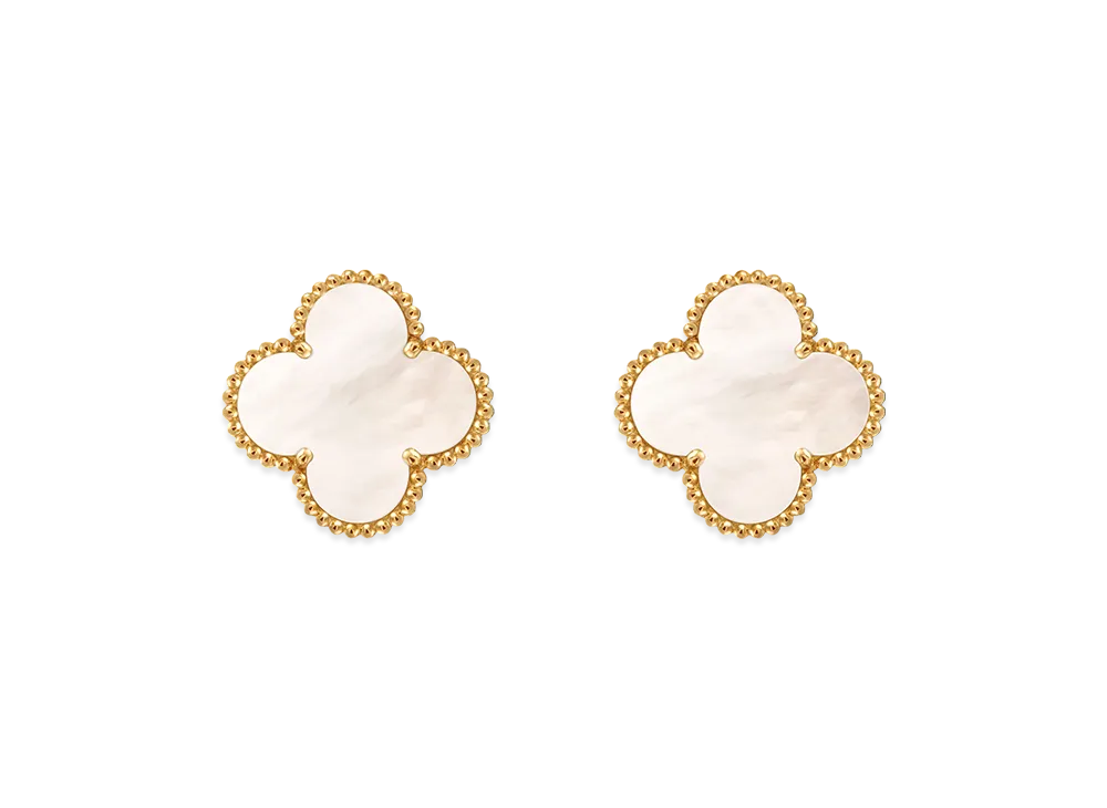Van Cleef & Arpels Magic Alhambra earrings "18K Yellow gold/Mother-of-pearl"