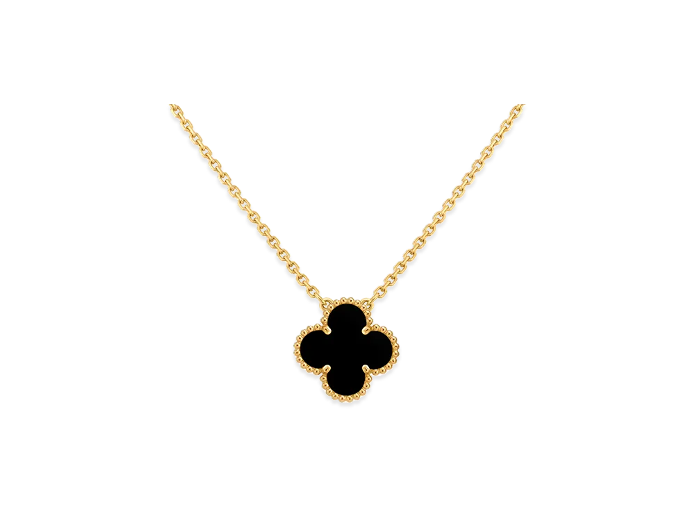 Van Cleef & Arpels Vintage Alhambra pendant "18K Yellow gold/Onyx"