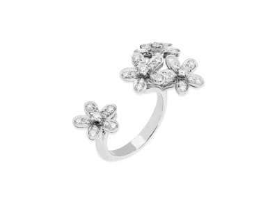 Van Cleef & Arpels Socrates Entre les Doigts ring "18K White gold/Diamond"