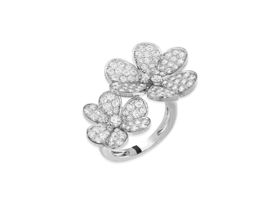Van Cleef & Arpels Frivole Entre les Doigts ring "18K White gold/Diamond"