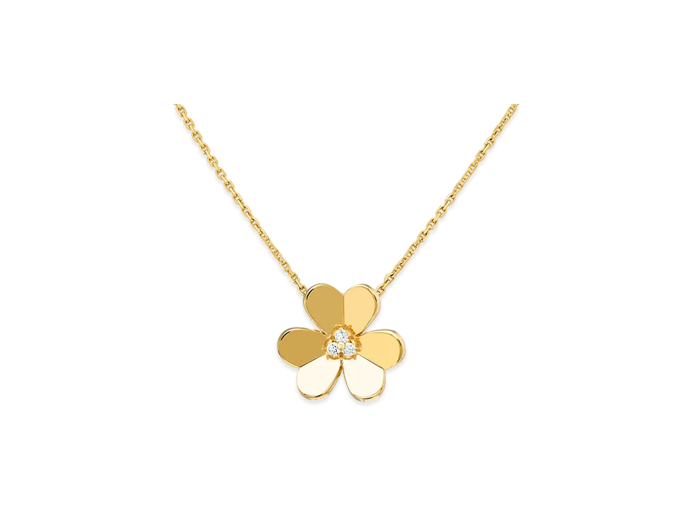 Van Cleef & Arpels Frivole pendant large model "18K Yellow gold/Diamond"