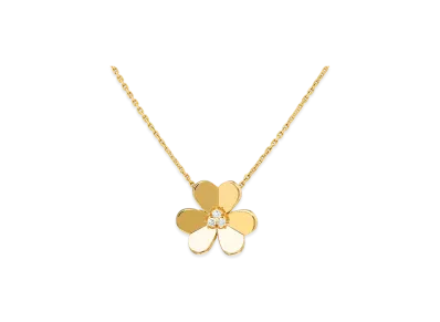 Van Cleef & Arpels Frivole pendant large model "18K Yellow gold/Diamond"