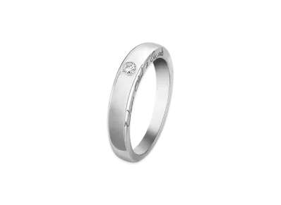 Van Cleef & Arpels New York wedding band "Platinum/Diamond"