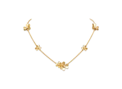 Van Cleef & Arpels Frivole necklace 9 flowers "18K Yellow gold/Diamond"
