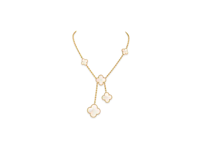 Van Cleef & Arpels Magic Alhambra necklace 6 motifs "18K Yellow gold/Mother-of-pearl"
