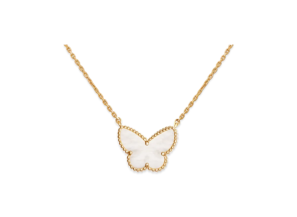 Van Cleef & Arpels Lucky Alhambra Papillon pendant "18K Yellow Gold/Mother of Pearl"