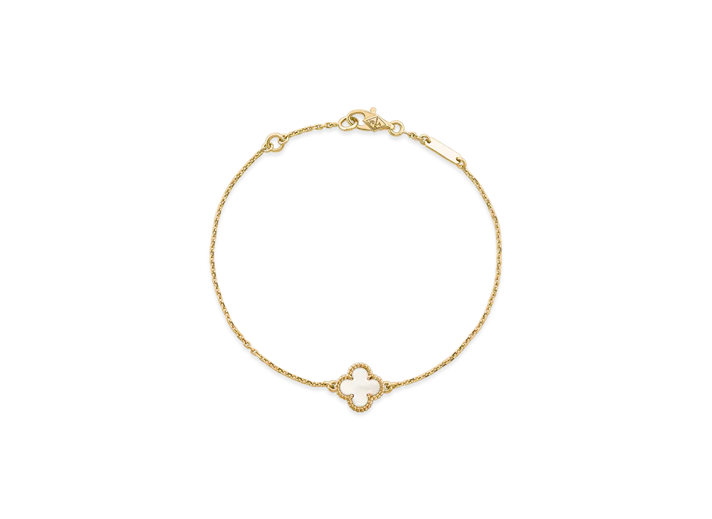 Van Cleef & Arpels Sweet Alhambra bracelet "18K Yellow gold/Mother-of-pearl"