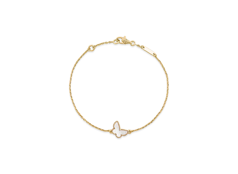 Van Cleef & Arpels Sweet Alhambra Papillon bracelet "18K Yellow gold/Mother-of-pearl"