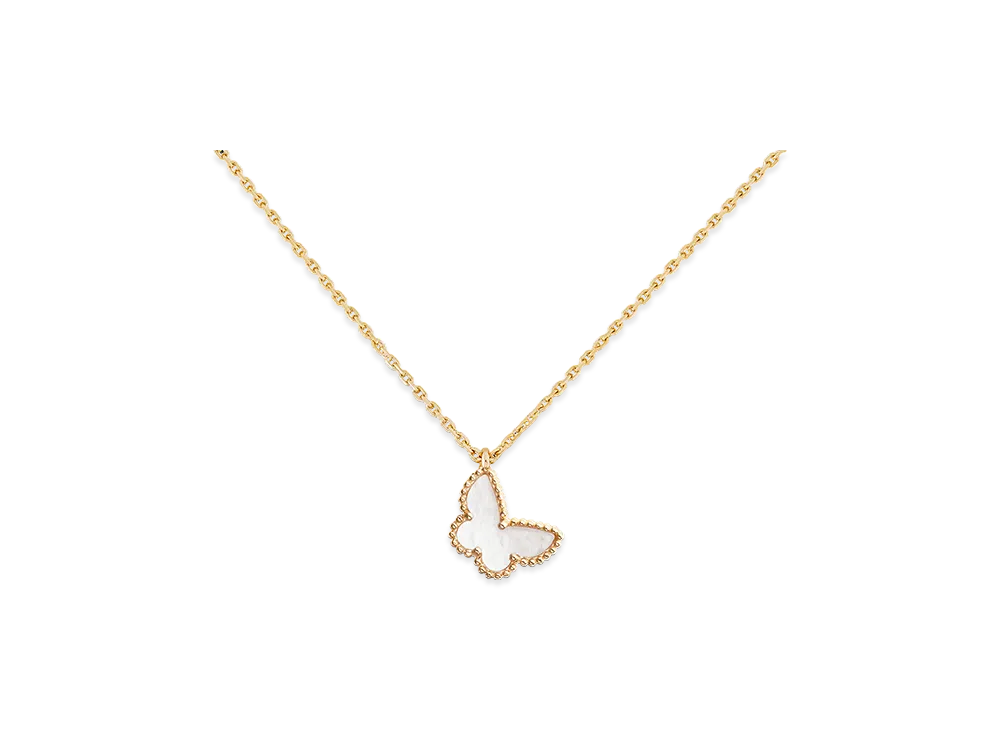 Van Cleef & Arpels Sweet Papillon pendant "18K Yellow Gold/Mother of Pearl"
