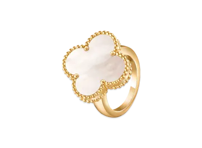 Van Cleef & Arpels Magic Alhambra ring "18K Yellow gold/Mother-of-pearl"