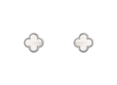 Van Cleef & Arpels Sweet Alhambra earrings "18K White gold/Mother-of-pearl"