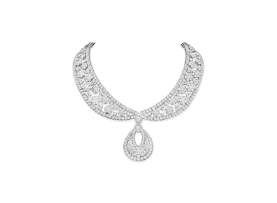 Van Cleef & Arpels Snowflake transformable necklace "18K White gold/Diamond"
