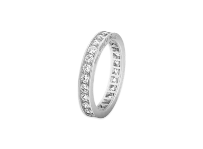 Van Cleef & Arpels Romance wedding band 3.0 mm "Platinum/Diamond"