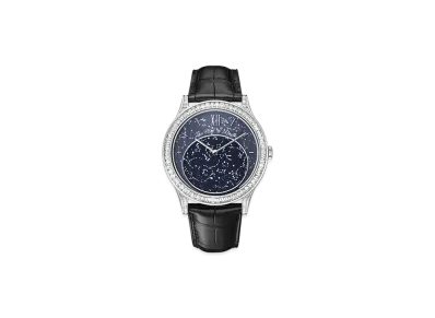 Van Cleef & Arpels Midnight in Paris watch "18K White gold/Aventurine/Quartz/Diamond/Meteorite"