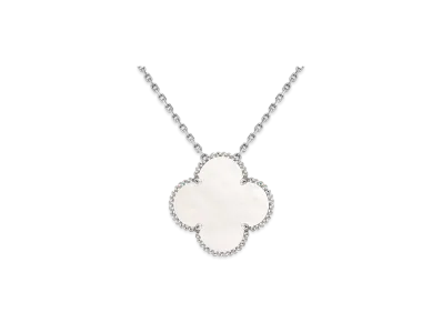 Van Cleef & Arpels Magic Alhambra pendant "18K White gold/Mother-of-pearl"