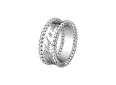 Van Cleef & Arpels Perlee signature ring "18K White gold"