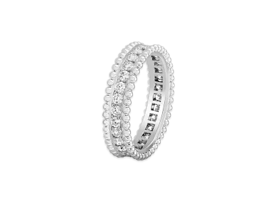Van Cleef & Arpels Estelle wedding band "Platinum/Diamond"