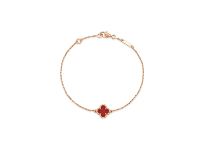 Van Cleef & Arpels Sweet Alhambra bracelet "18K Rose gold/Carnelian"