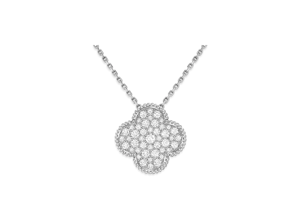 Van Cleef & Arpels Magic Alhambra pendant "18K White Gold/Diamond"