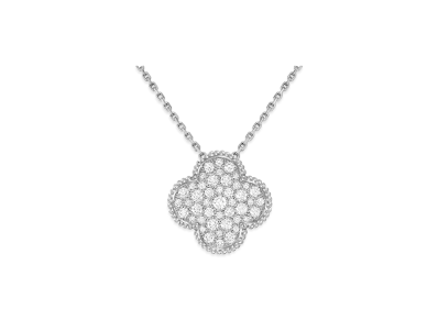 Van Cleef & Arpels Magic Alhambra pendant "18K White Gold/Diamond"